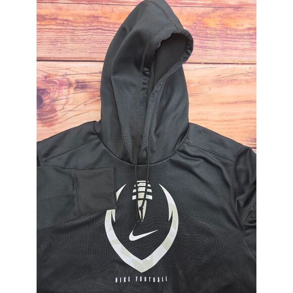 Nike Football Dri-Fit Pullover Hoodie Large Black New NWOT - Picture 4 of 8